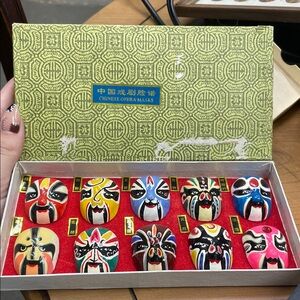 Chinese Opera Masks Set - Multicolor